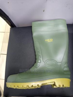 Green Strong Quality Delta Toe Gumboots - thumbnail 2