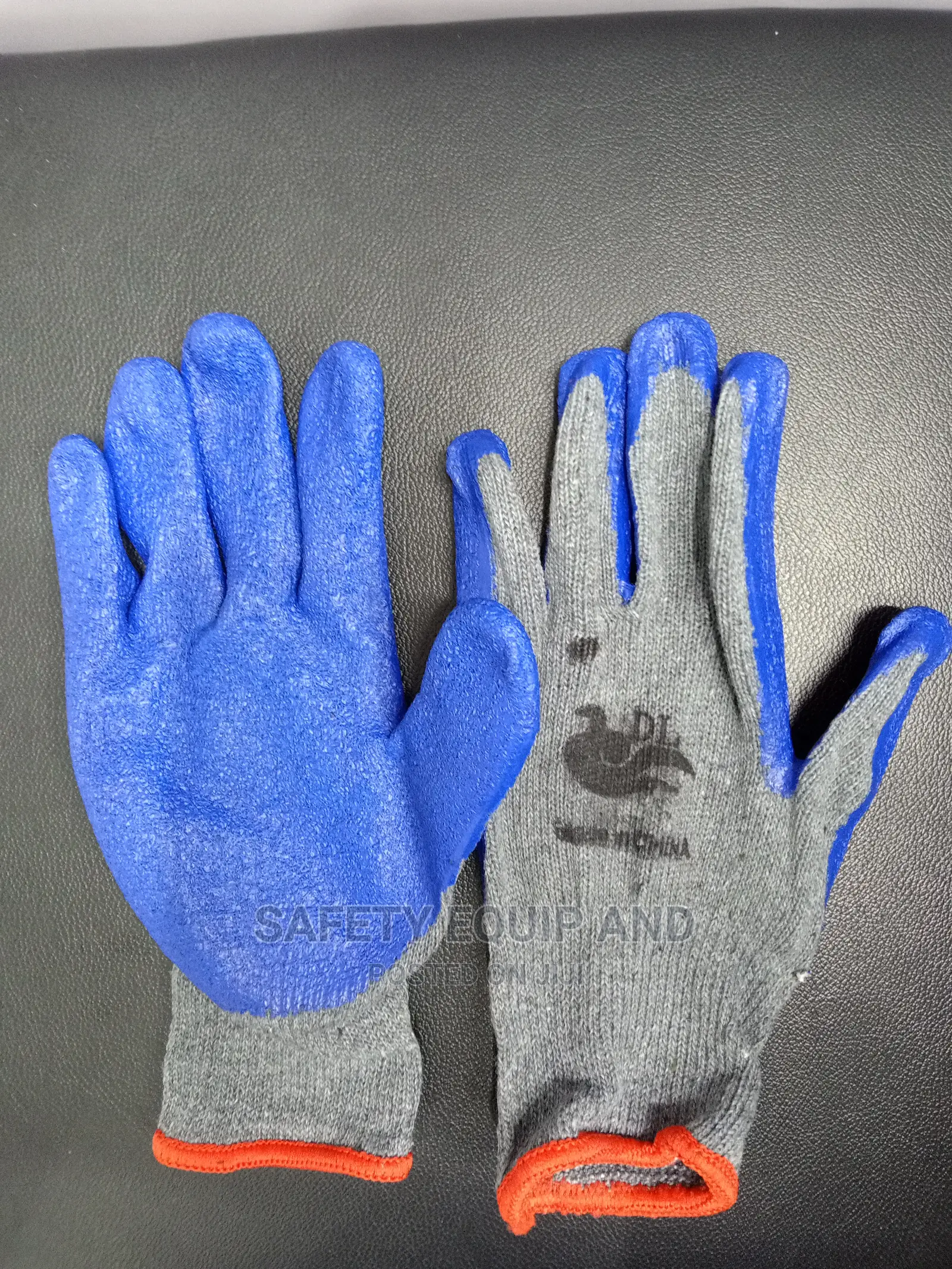 Diamond Grip Gloves-Grey Blue