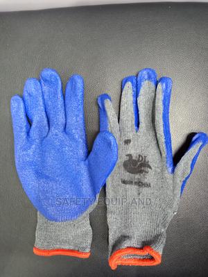 Diamond Grip Gloves-Grey Blue - thumbnail 2