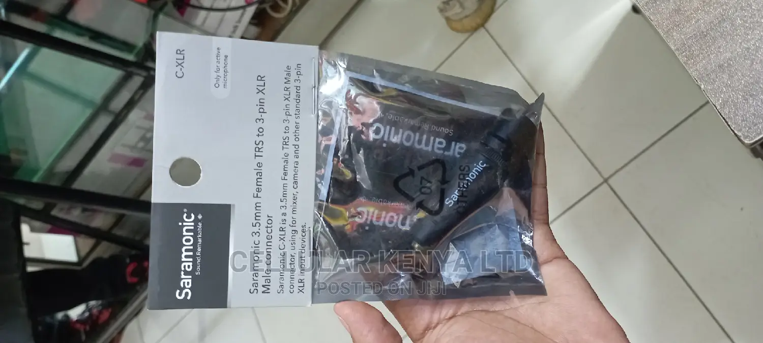 Saramonic C-Xlr+ 3.5mm TRS Female to XLR Male Adapter