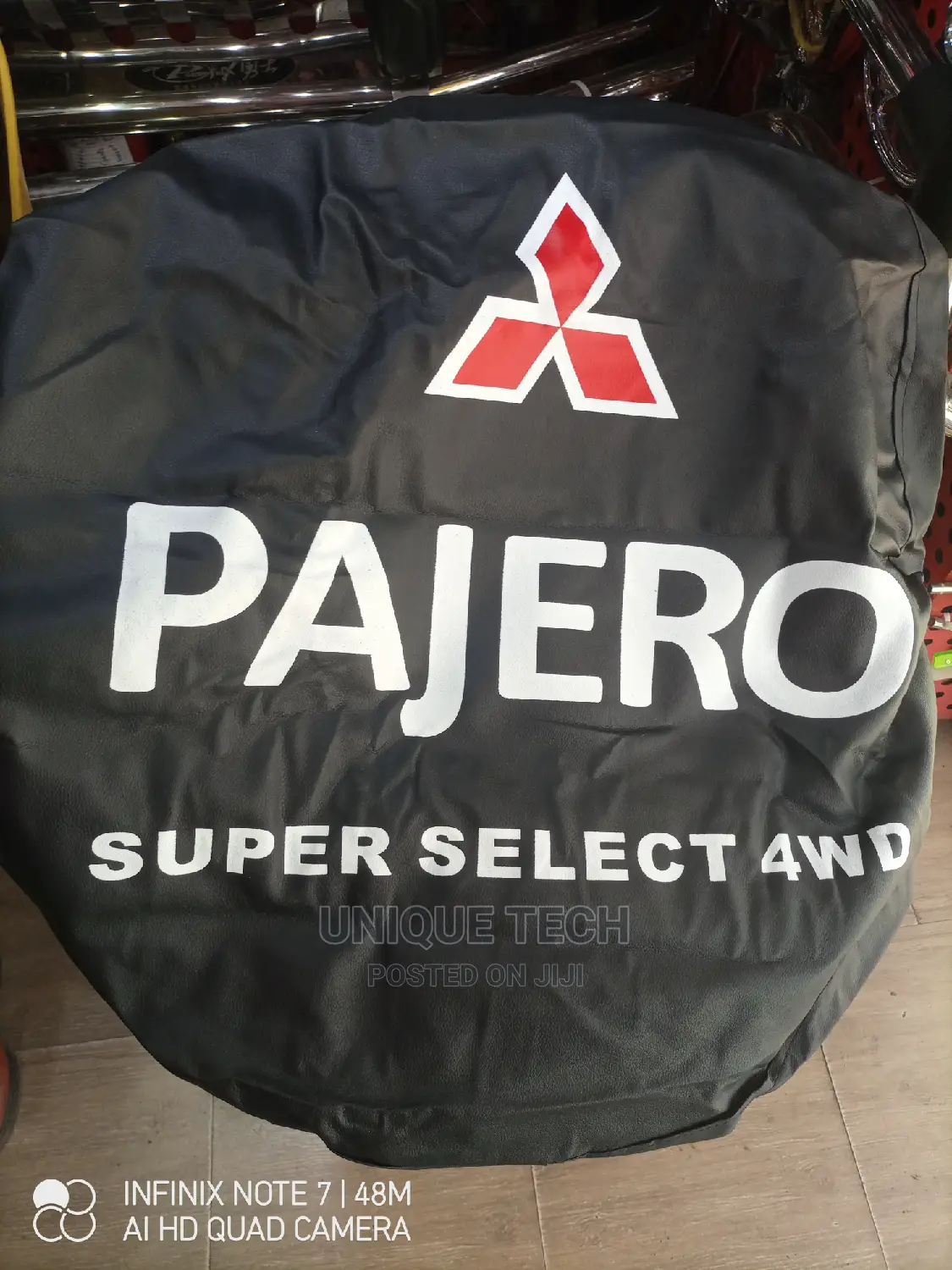 Spare Wheel Cover - Mitsubishi Pajero