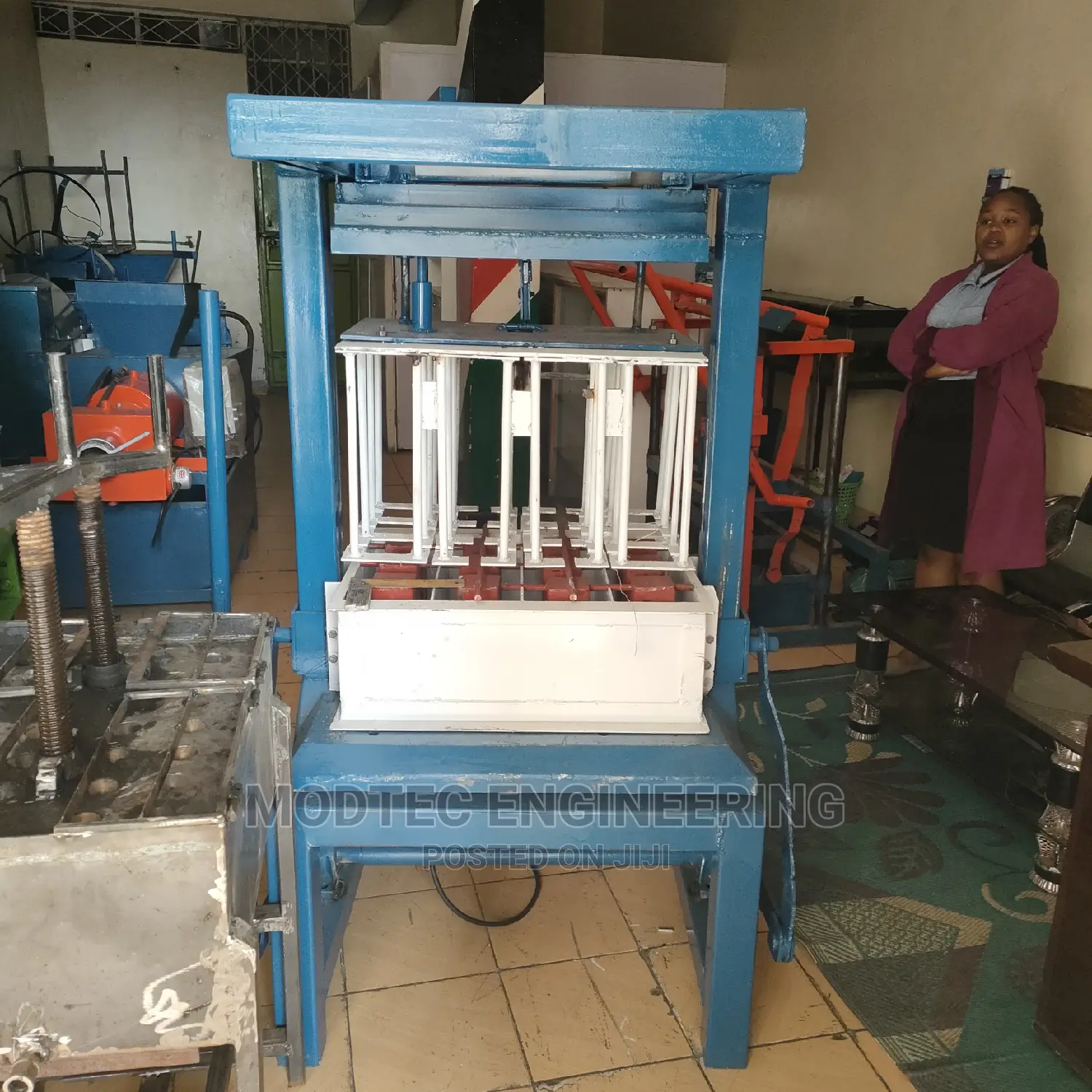 Modtec Senior Engineers Design. Block Making Machine.