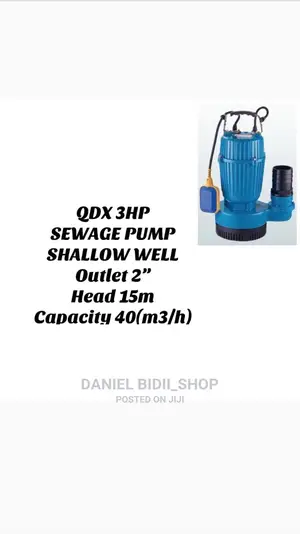 Sewage Pump Shallow Well 2inch 15m