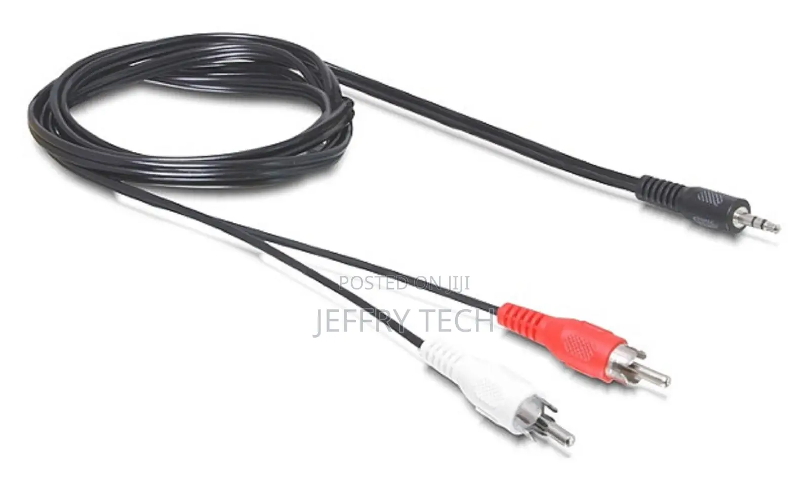 Audio Cable 3.5mm Stereo Phone Jack Male Plug to 2x RCA Male