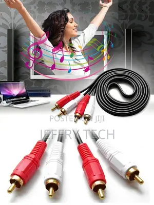 2RCA to 2 RCA Male to Male Dual Stereo Audio 3M Wire Cord Ca