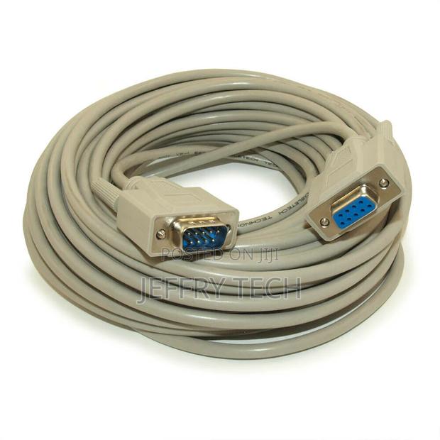5m Serial Cable DB9/DB9 RS232 Male to Female Cable
