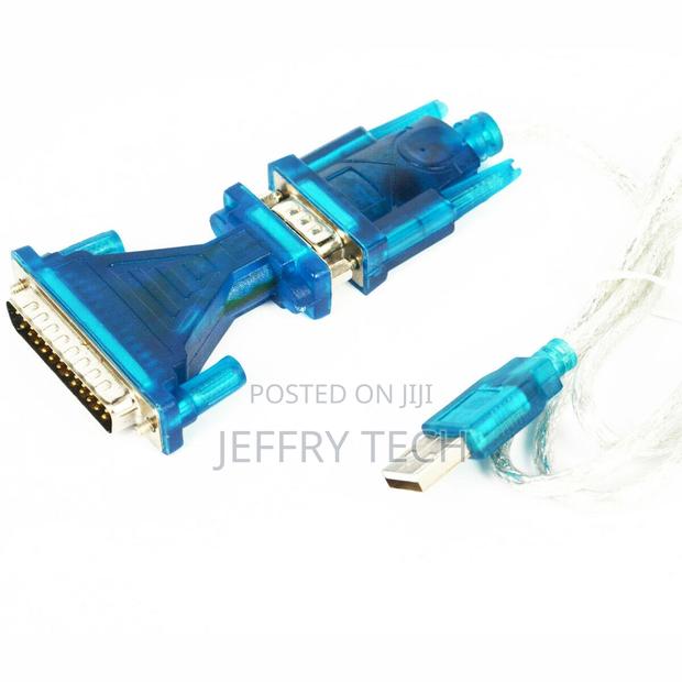 USB 2.0 to RS232 COM Port 9 Pin Serial DB25 DB9 Adapter Cabl - thumbnail 2