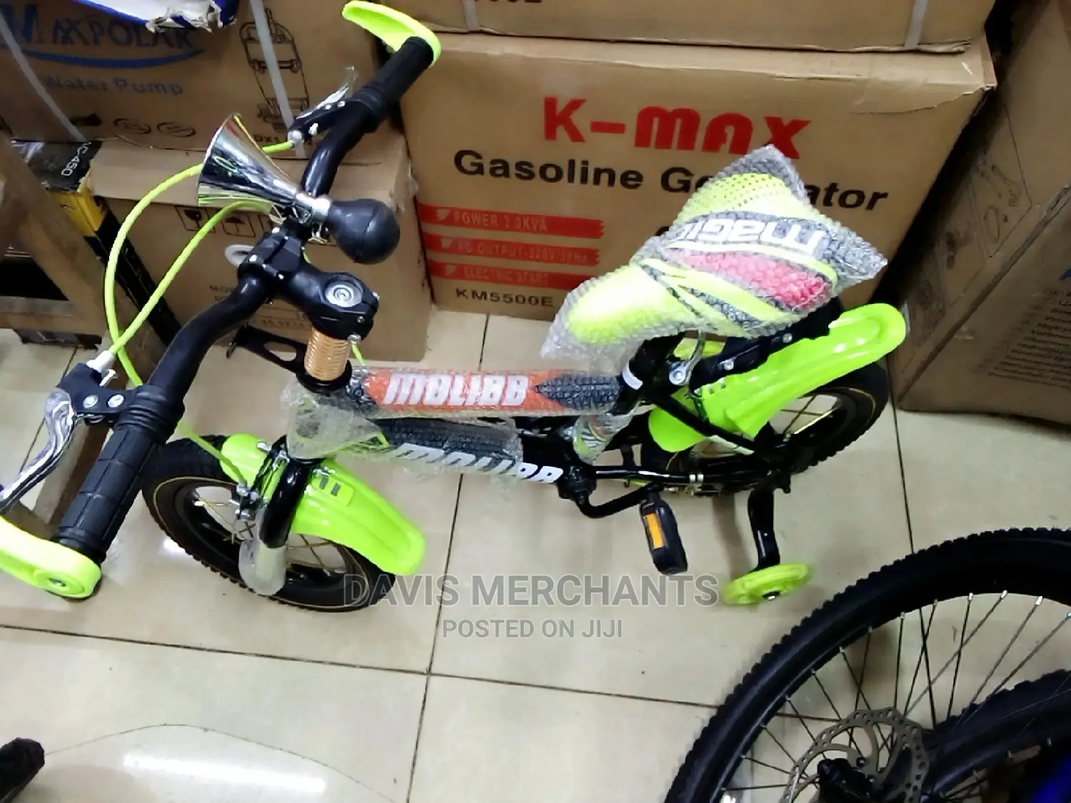 Unisex Kids Bike With a Bell