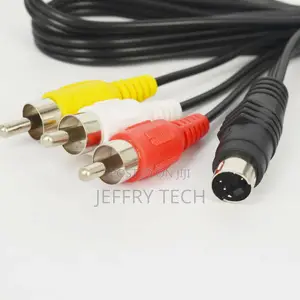 4 Pin S-Video TV to 3 RCA PC Laptop AV Cable/Cord/Lead US Se