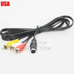 4 Pin S-Video TV to 3 RCA PC Laptop AV Cable/Cord/Lead US Se