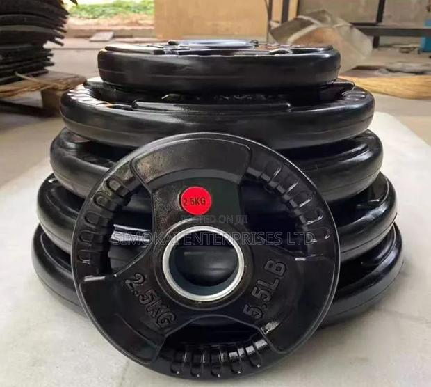 Quality Olympic Barbell Plates - main view