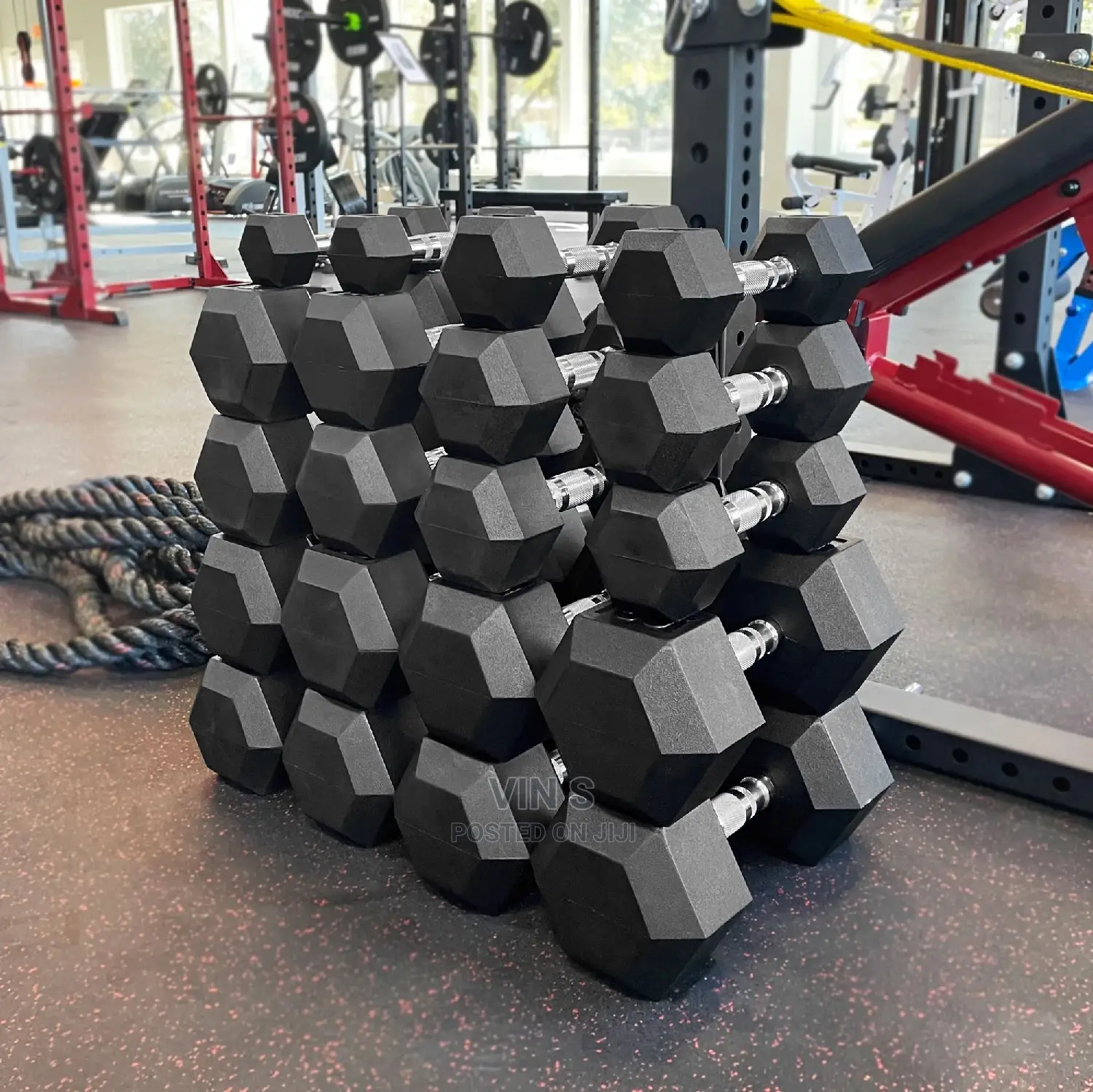 Hex Dumbbell^ Hex Dumbbell" Hex Dumbbell"