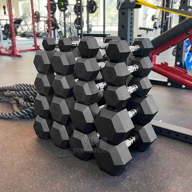 Hex Dumbbell^ Hex Dumbbell" Hex Dumbbell"