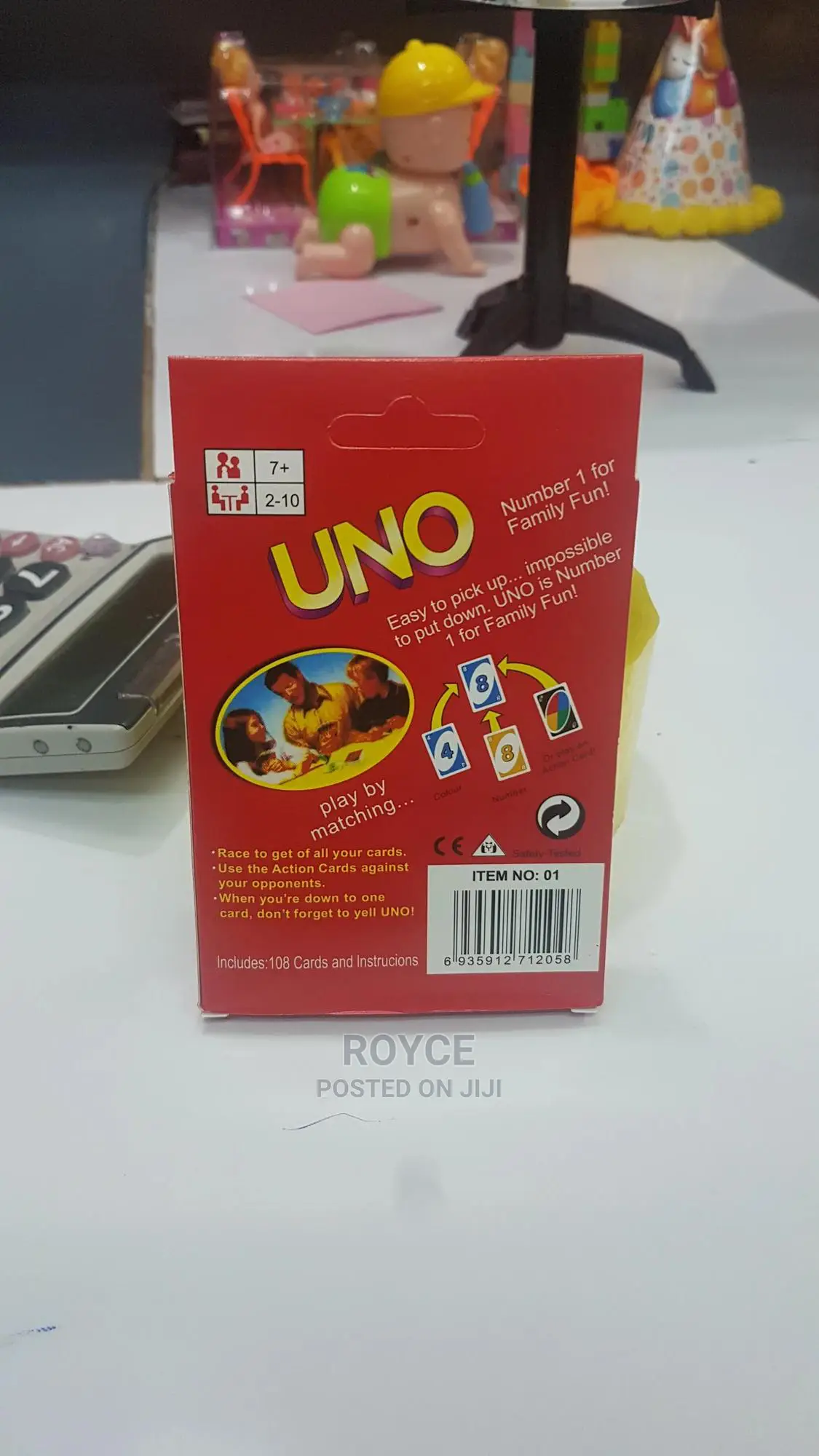 Uno Game Cards Pack