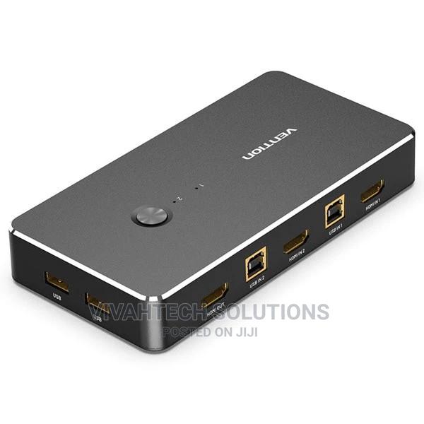 Vention 2 in 1 Out HDMI Kvm Switch Black - main view