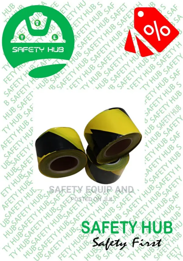 Safety Tapes-Brand New Black and Yellow Tapes