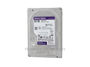 WD Purple Surveillance Hard Drive - 8 TB, 128 MB, 5640 Rpm