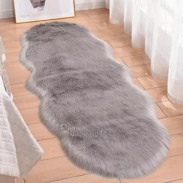 #Faux Fur Bedside Rugs - main view