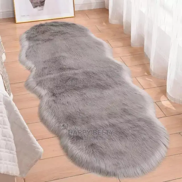 #Faux Fur Bedside Rugs