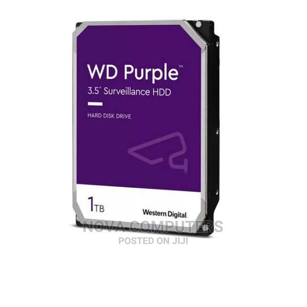 WD Purple Surveillance Hard Drive - 1 TB, 64 MB, 5400 Rpm