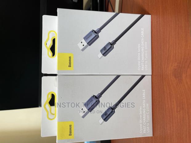 Baseus Crystal Shine Series USB C Data Cabl100w 2M Black