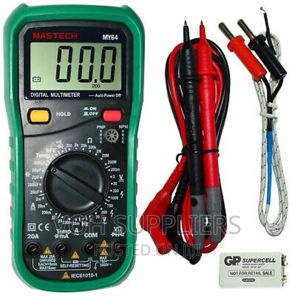 Mastech My68 Digital Multimeter W/ Hfe Test, Frequency, - main view