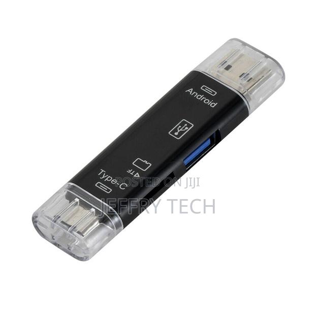 5 in 1 USB 3.0 Type C / USB / Micro USB SD TF Memory Card Re - main view