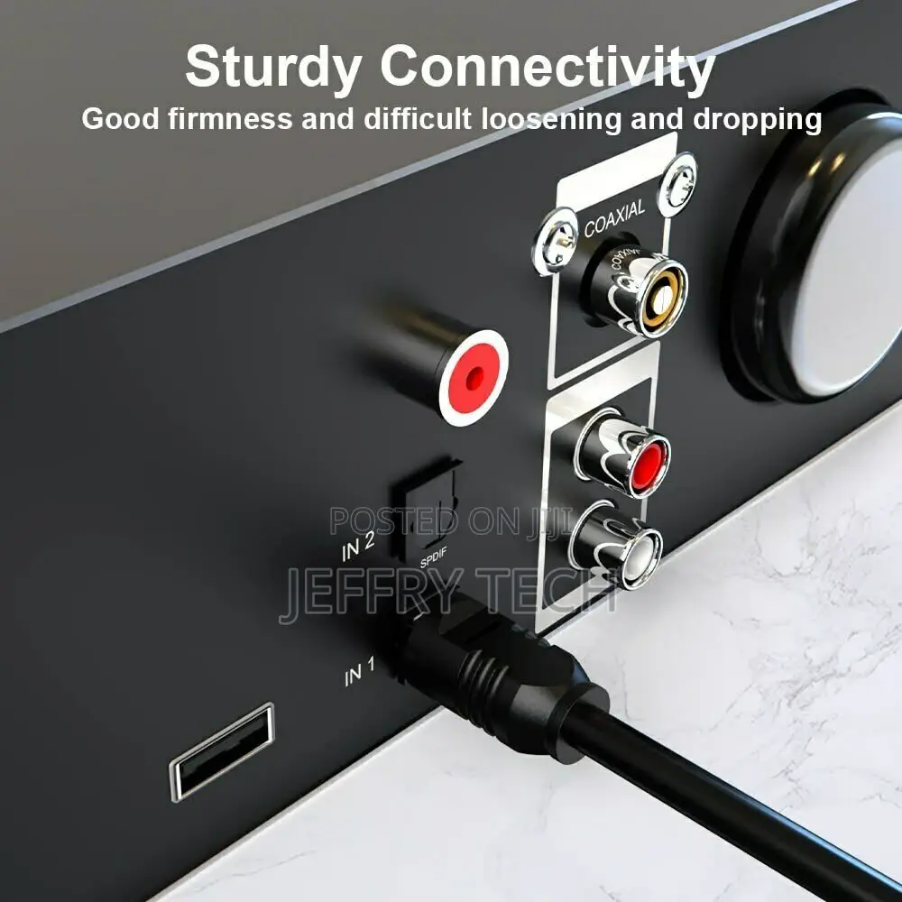 Optical Fiber Audio Cable Toslink Digital SPDIF Cable 1M