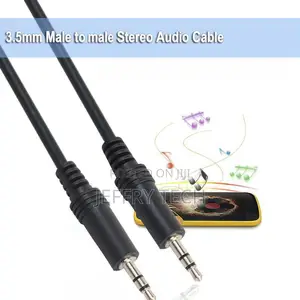 Headphone Aux Cable Audio Lead 3.5mm Jack to Jack Stereo Mal