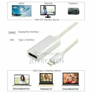 USB C Type-C 3.1 to Displayport DP Adapter Cable Dongle 4K 1