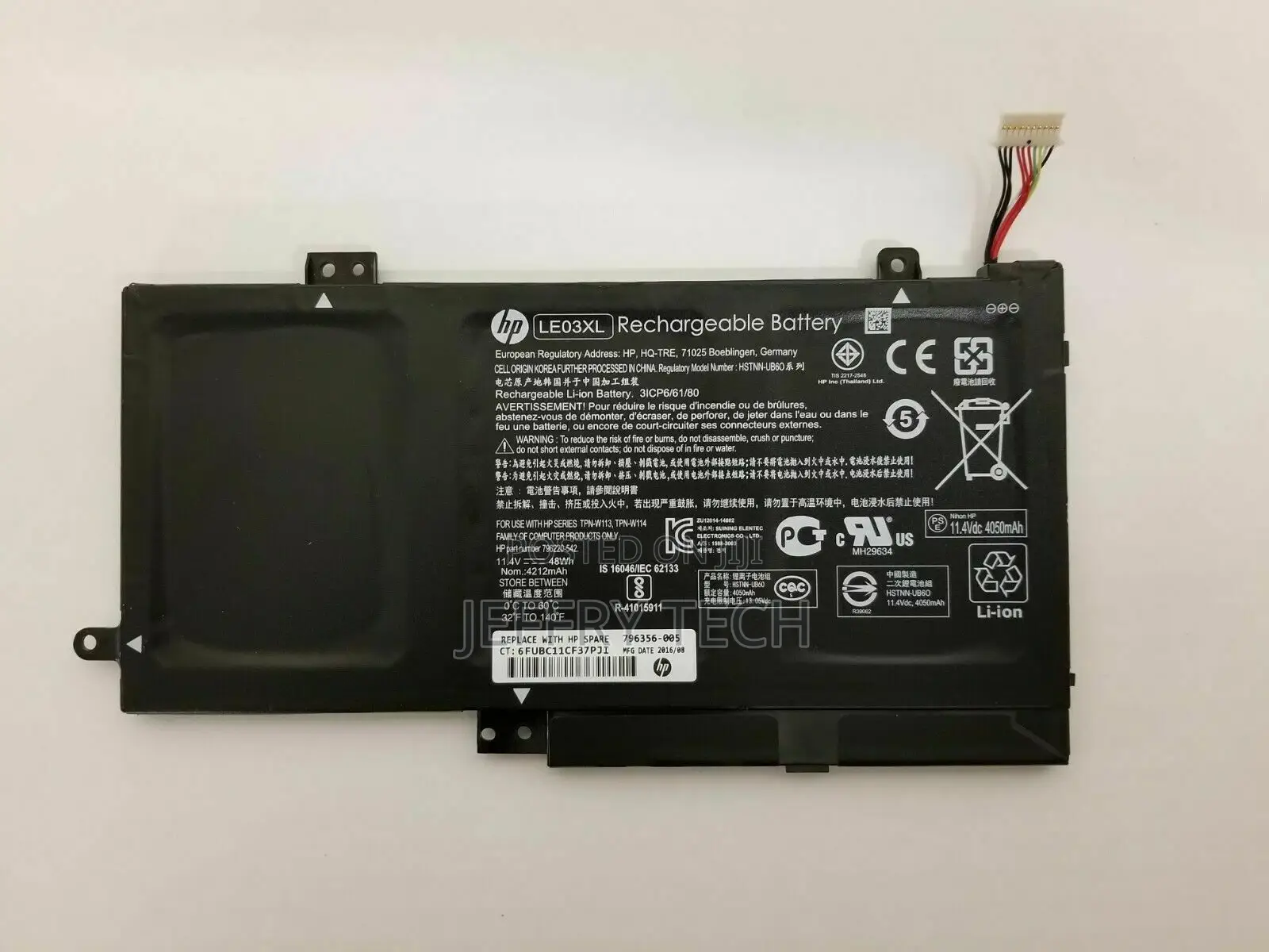 HP Envy 15.6 X360 M6-W103dx Genuine Battery 11.4V 4050mah 48