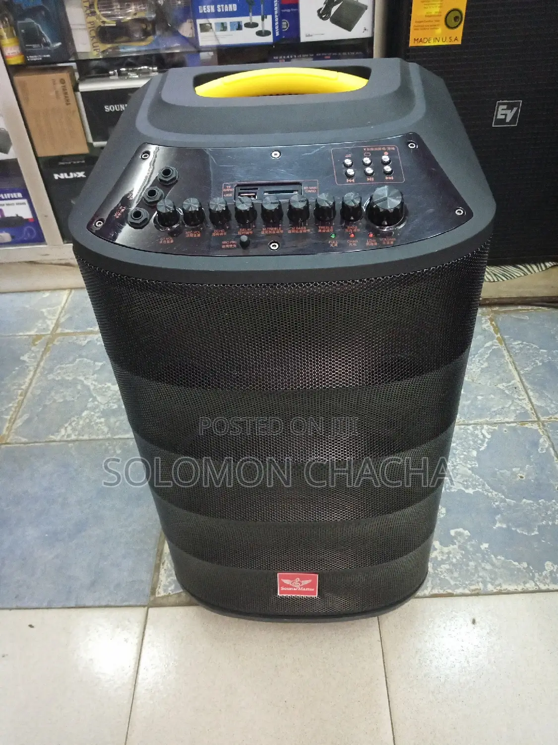 Sound Master Portable Speaker 15" High Quality