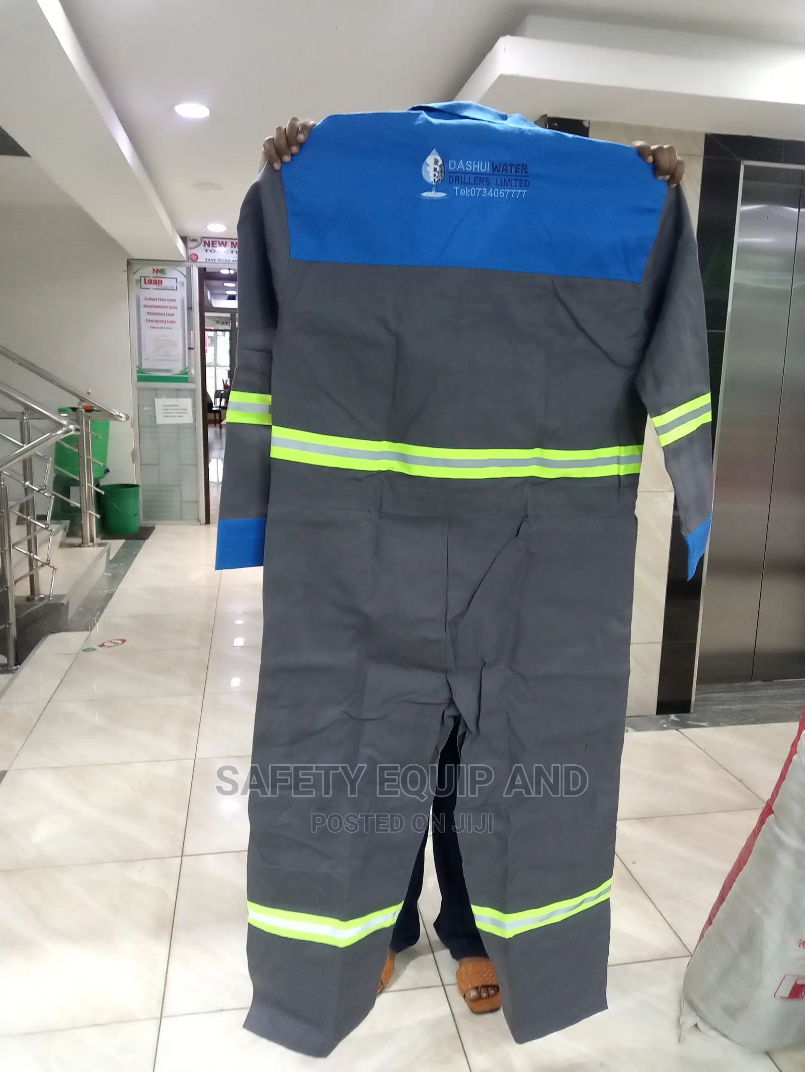 Overalls Blue Grey Decron Overalls