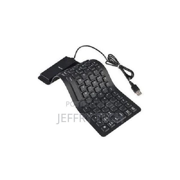 Generic Flexible Keyboard - Black - main view