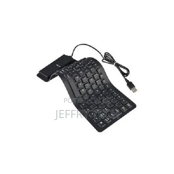 Generic Flexible Keyboard - Black