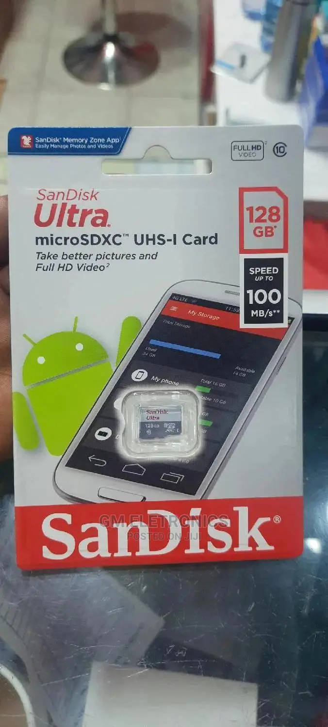 128 Gb Memory Card.