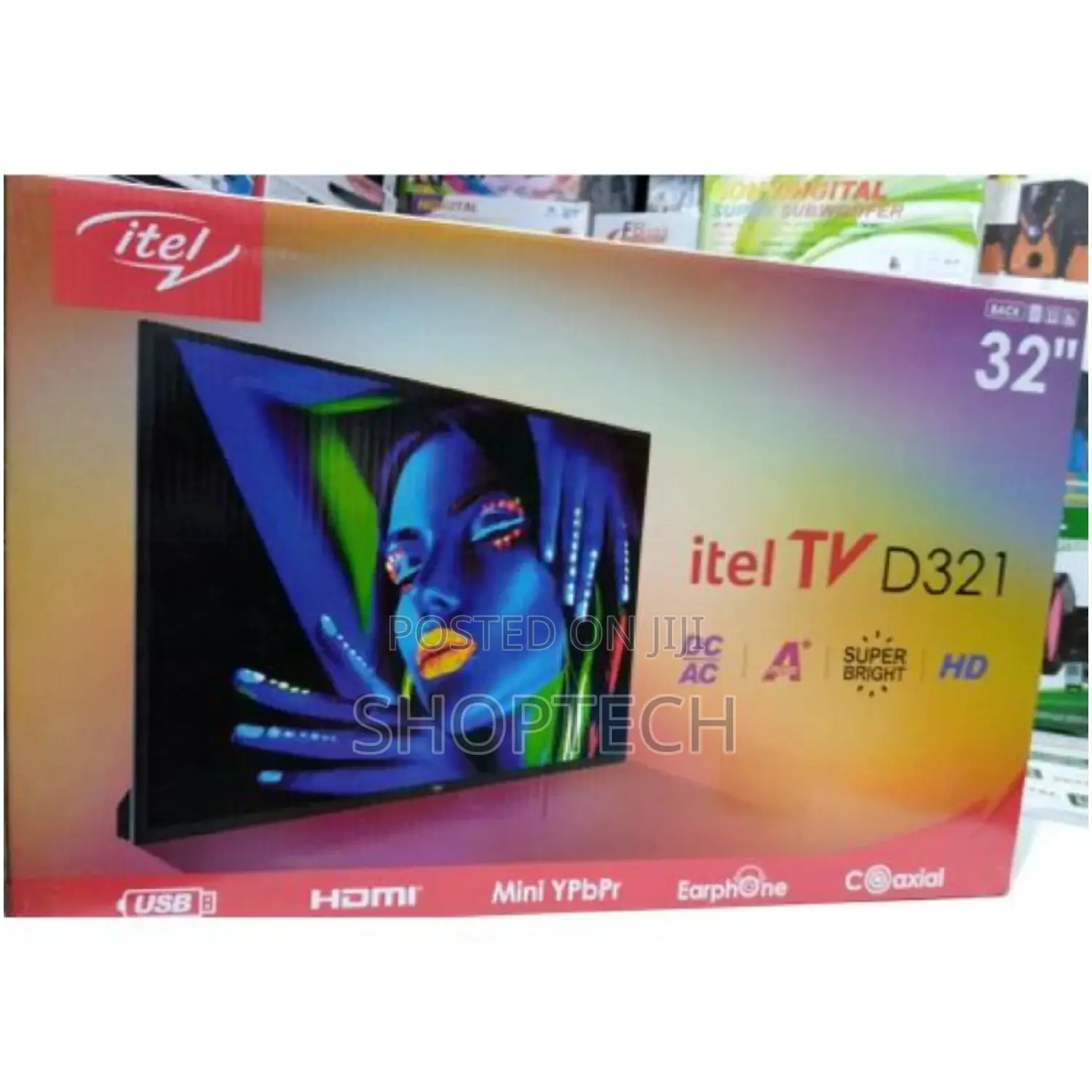 Frameless Itel 32 Digital ( Icast) Digital Tv.