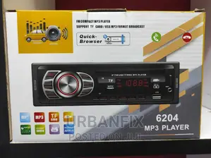 Bluetooth Car Radio With Fm, Usb ,Aux, Mem Card Slot