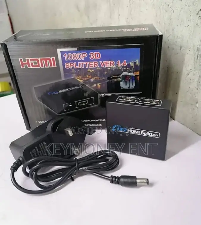 Full 1080P HDMI Splitter 1 Input 2 Outputs