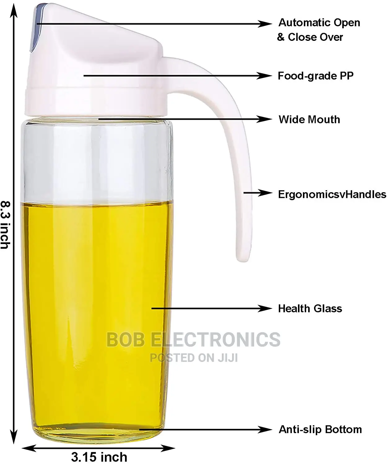 600mls Automatic Oil Jar