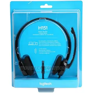 Logitech Stereo Headset H151 - Black (3.5 Mm Jack)