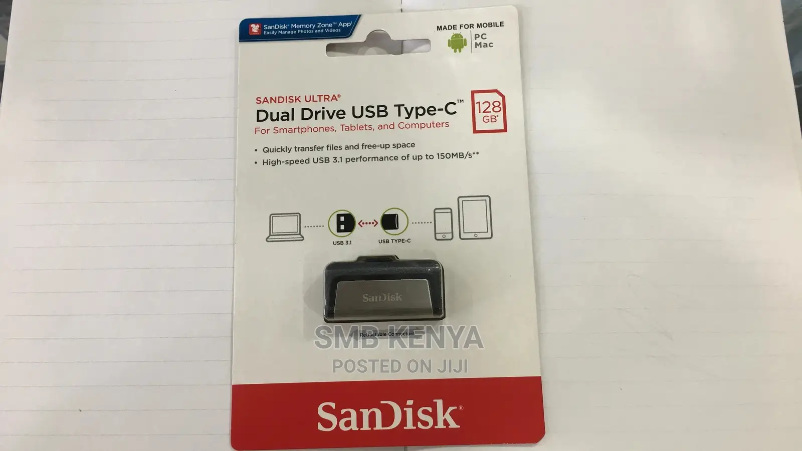 Type C Otg Flash Disk 128GB USB 3.1