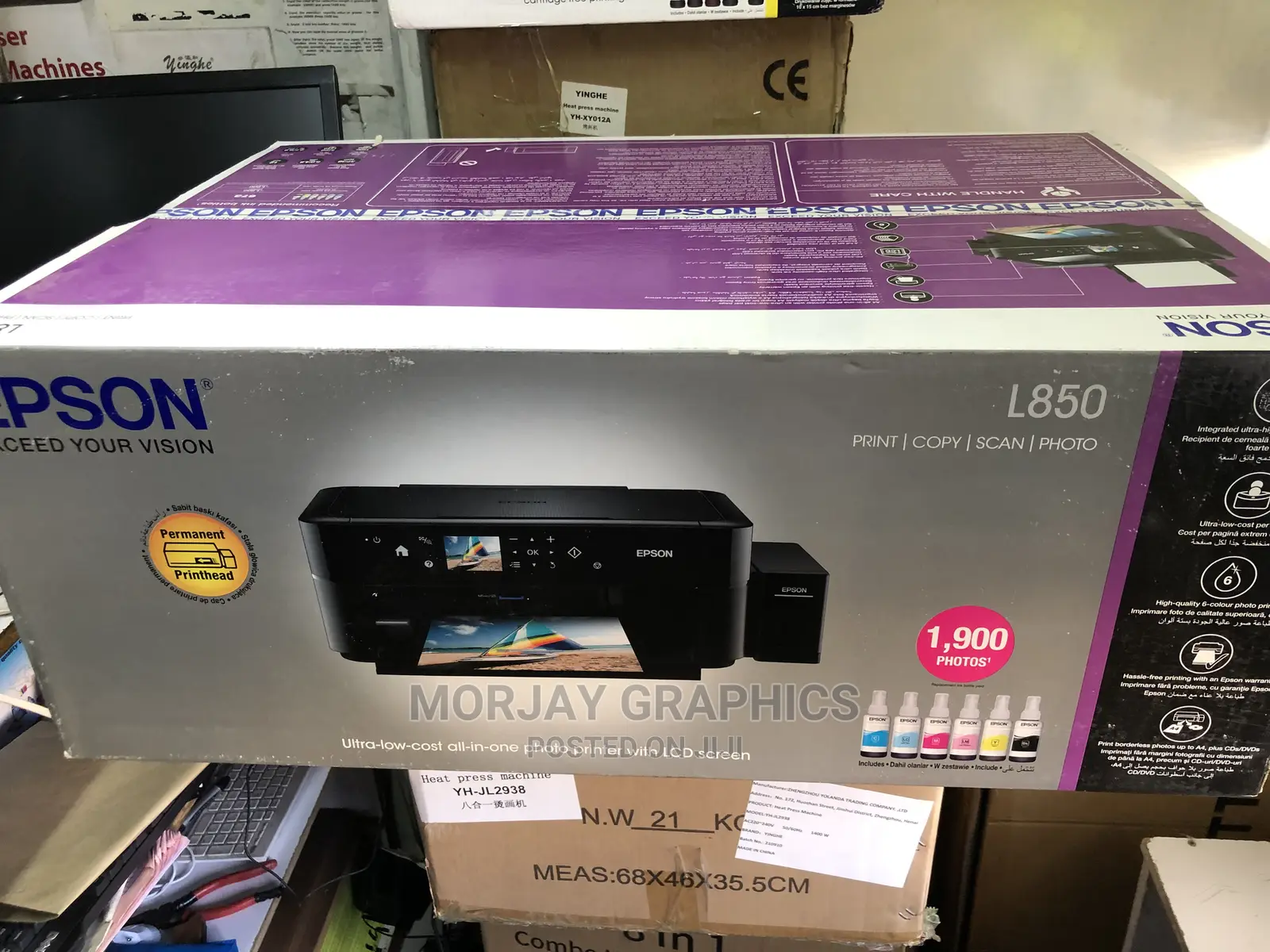 Automatic Sublimation L850 Printer Ecotank Multifunctional