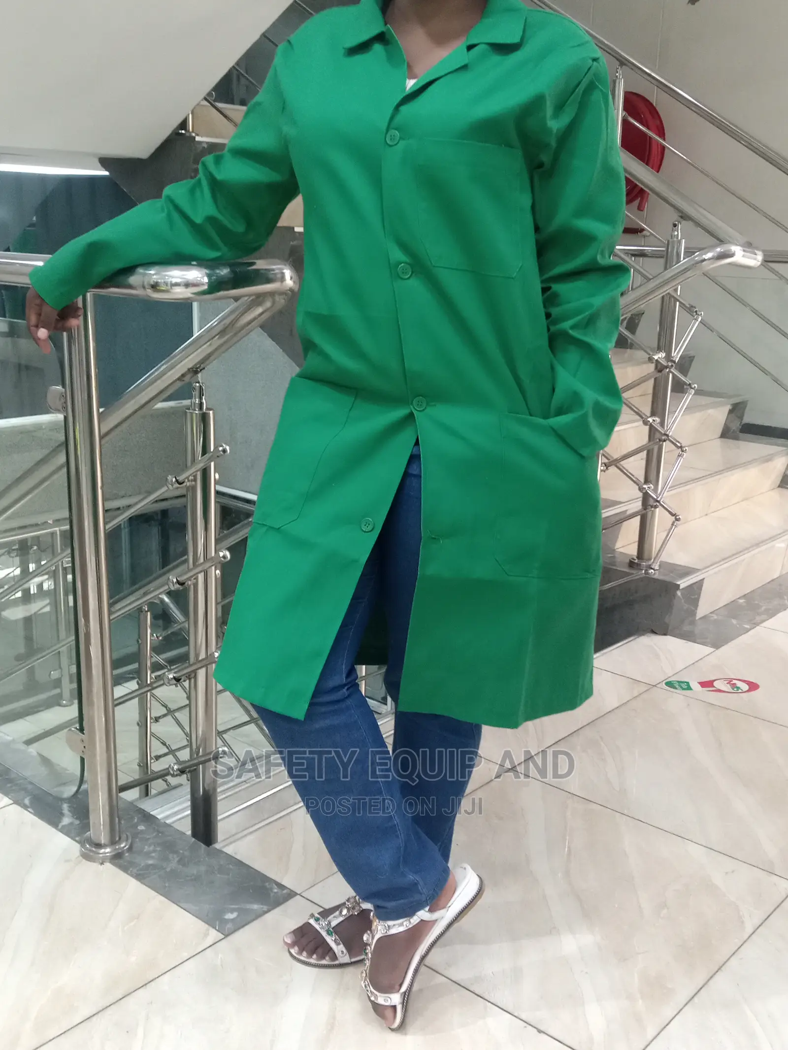Green Decron Dust Coats Available