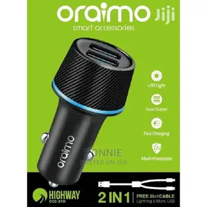 Oraimo 2 USB Fast Car Charger