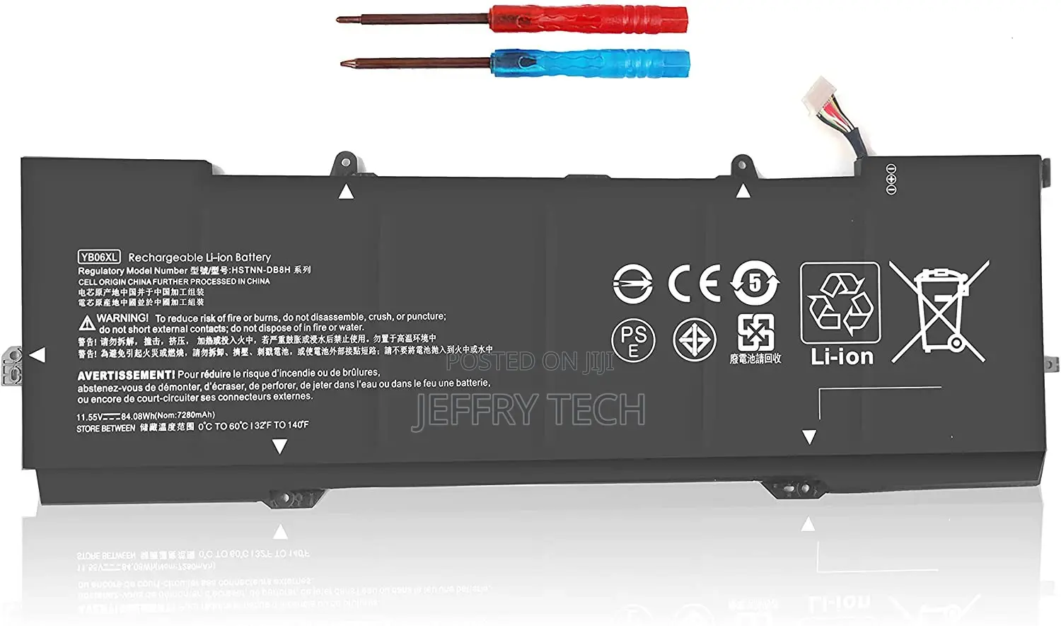 YB06XL YBO6XL Laptop Battery Fit for HP Spectre X360 15-Ch00