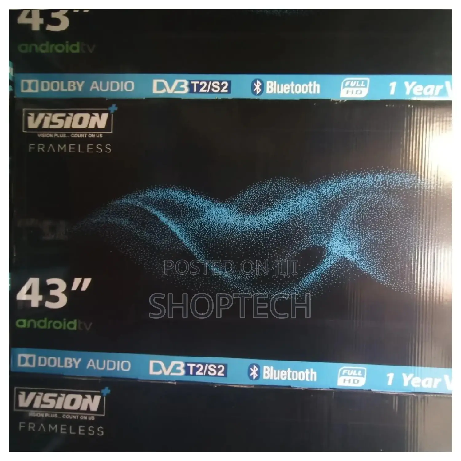 Vision Frameless 43" TV Smart Android