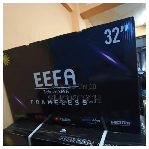 32" Flameless Eefa Smart Android Tv