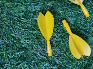 A Set of 9 Dart Flights- Yellow