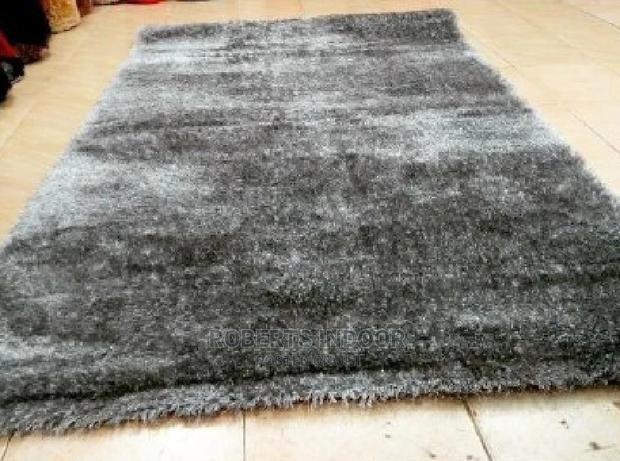 Grey Turkish Soft Fluffy Carpet